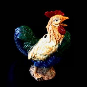 Product Image for Fitz and Floyd Omnibus Rooster Pitcher, Signed & Dated 1995