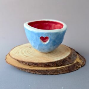 Product Image for My Heart Pinch Pot, Stoneware Clay, Mary Neff, MNH3