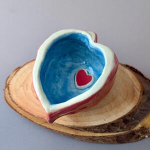 Product Image for Heart Within A Heart, Stoneware Clay, Mary Neff, MNH1