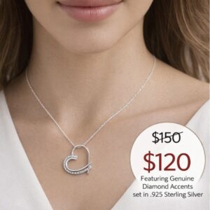 Product Image for Diamond Heart Necklace