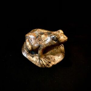 Product Image for Josamu Deleyina Signed Shona Stone Frog Sculpture (Late 20th Century)