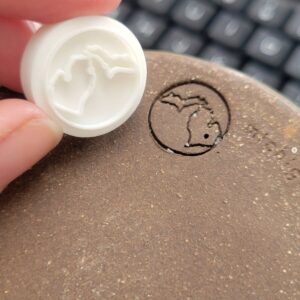 Product Image for Makers Mark Stamp for Pottery, Ceramics, Clay – Up to 3″
