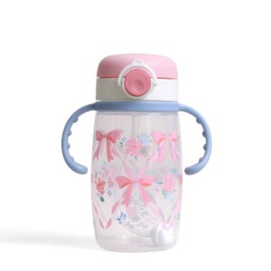 Product Image for Itzy Sips™ – Straw Cup with Snap-Close Lid – Ribbons & Roses