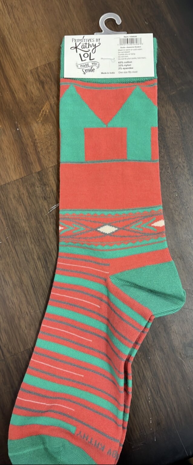 Screenshot Product Image for “Awesome Student” Socks – 4 Pairs Available