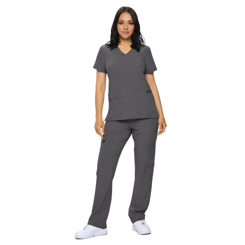 Downloaded from Shopify for use with Vendor ID (893) and Product ID (9107567706334). Product Image for Monarch Cargo Pants Premium Scrub Set (3102)