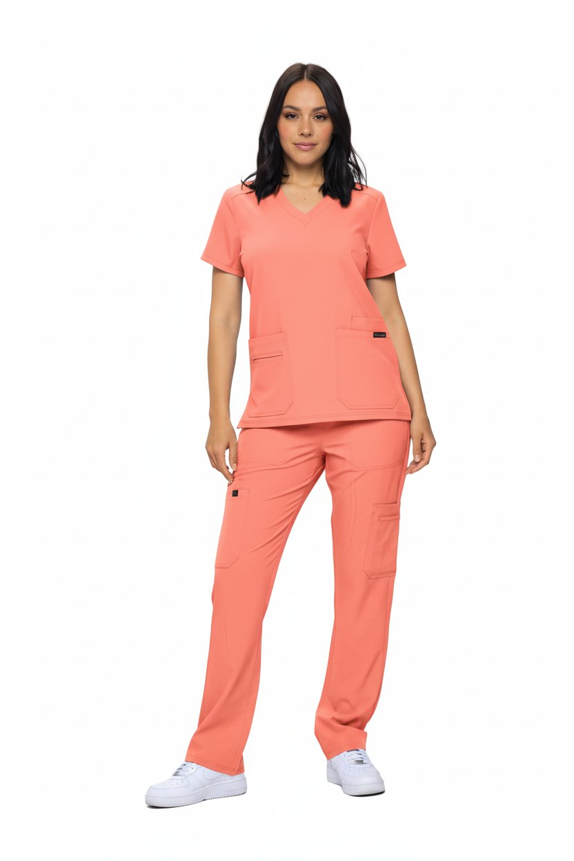 Downloaded from Shopify for use with Vendor ID (893) and Product ID (9107567706334). Product Image for Monarch Cargo Pants Premium Scrub Set (3102)