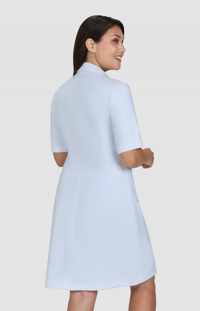 Downloaded from Shopify for use with Vendor ID (893) and Product ID (9189353423070). Product Image for KOI Isabella Dress 908-01 | Women’s Stretch Twill Scrub Dress