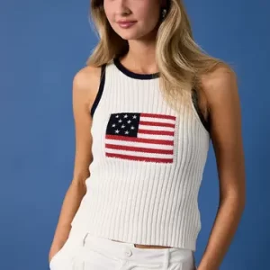 Product Image for Florence Flag Sleeveless Knit Top