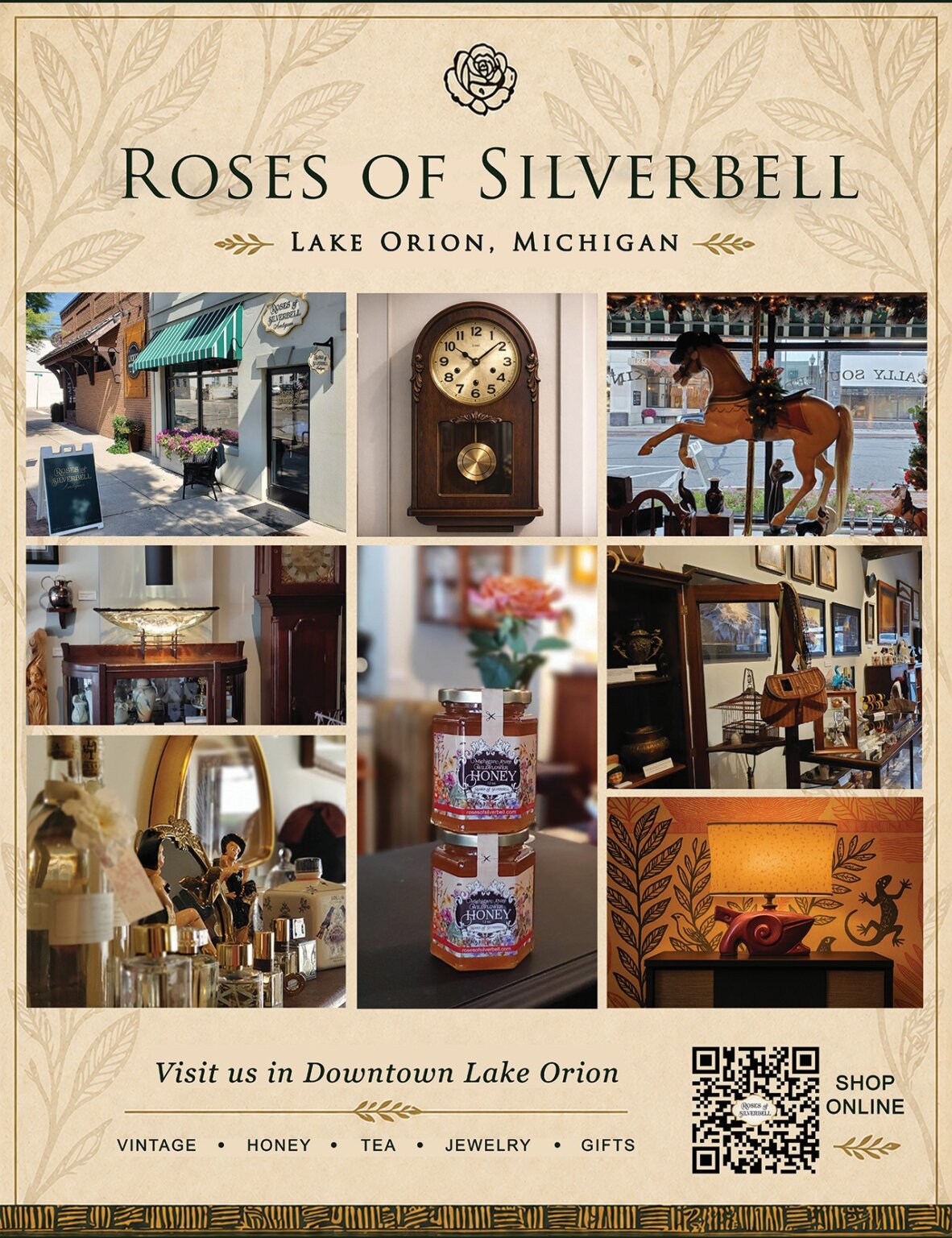Poster Product Image for Roses of Silverbell Tea & Honey Pantry Box