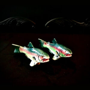 Product Image for Vintage Japanese Rainbow Trout Salt and Pepper Shakers