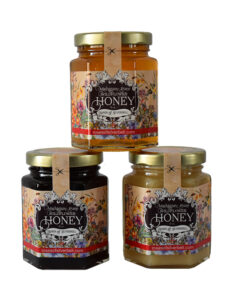 3-Honeys-233x300 Product Image for Michigan Honey Box, Three 8 oz Jars Shipped