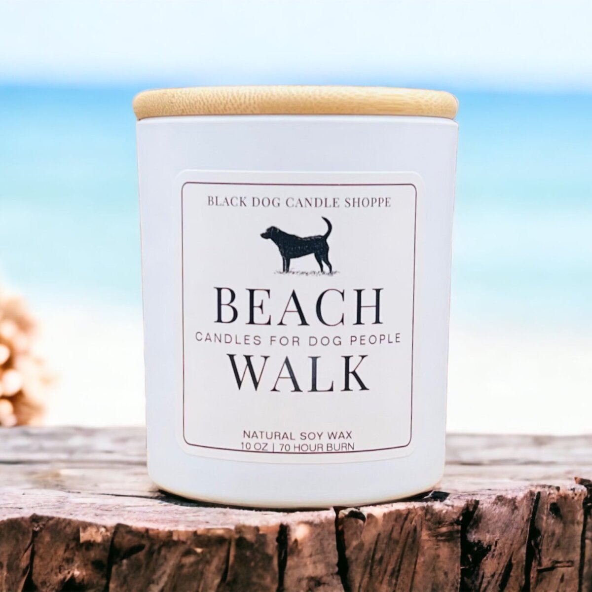 Downloaded from Shopify for use with Vendor ID (1042) and Product ID (7123446792324). Product Image for Candles for Dog People – Beach Walk
