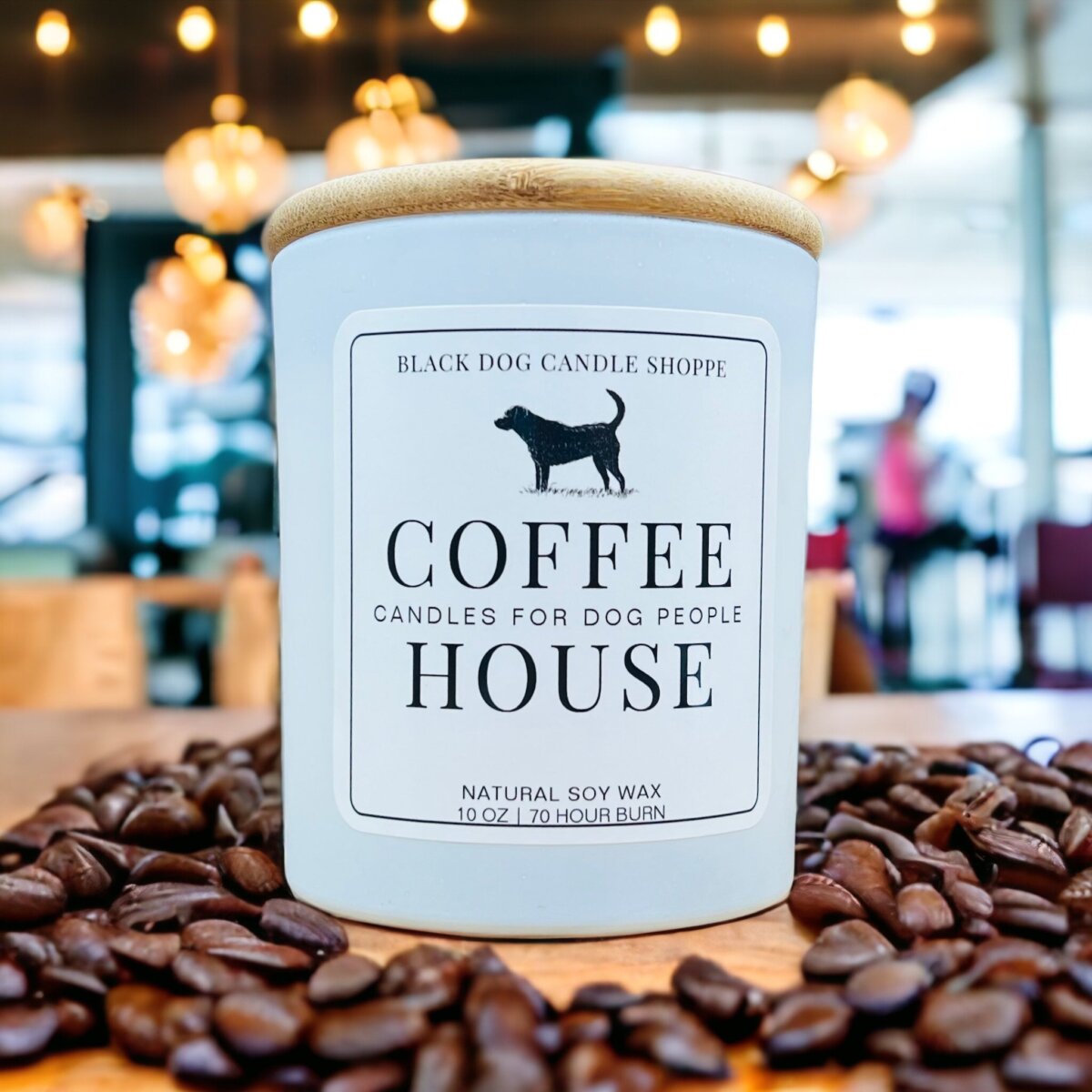Downloaded from Shopify for use with Vendor ID (1042) and Product ID (7112357183620). Product Image for Candles for Dog people – Coffee House