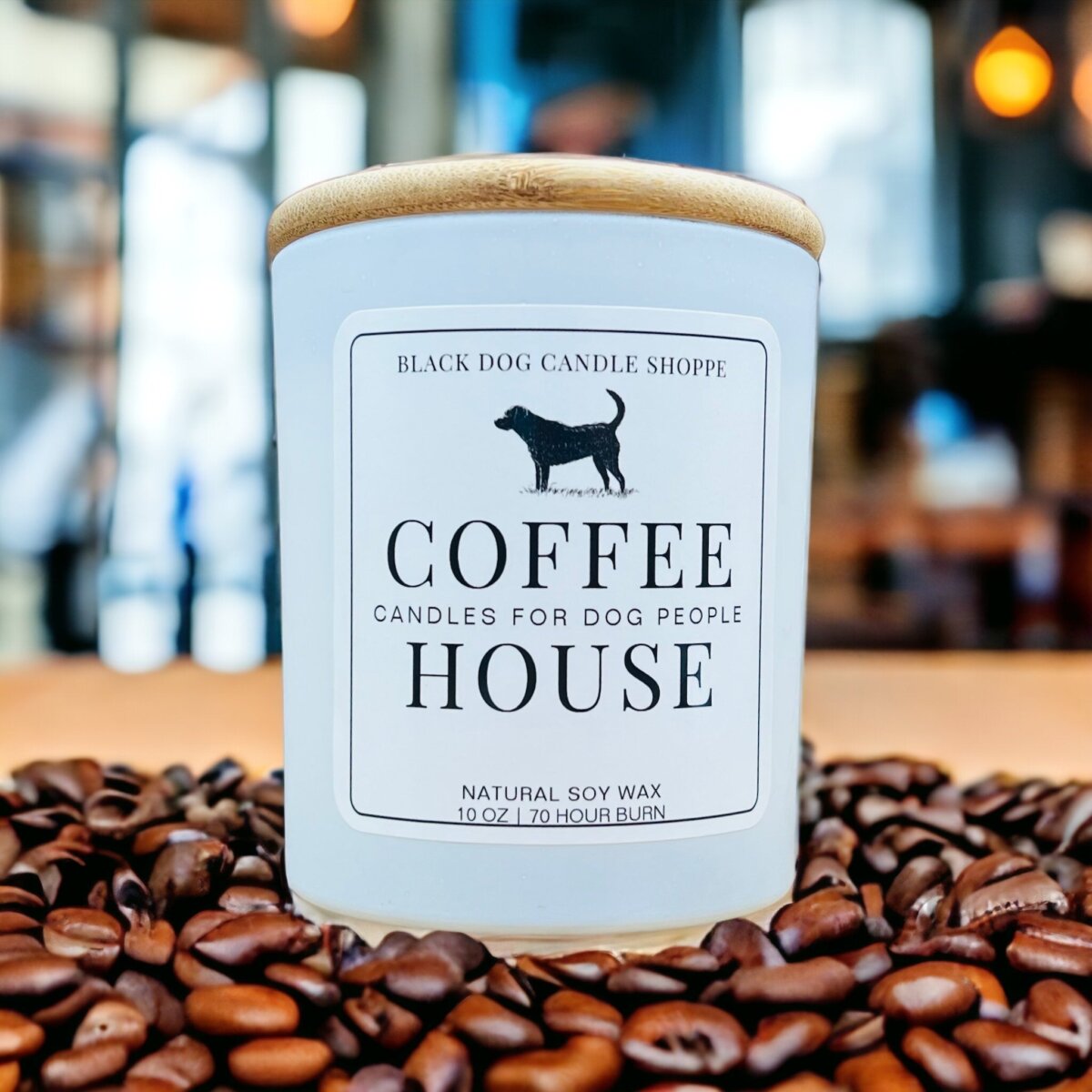 Downloaded from Shopify for use with Vendor ID (1042) and Product ID (7112357183620). Product Image for Candles for Dog people – Coffee House
