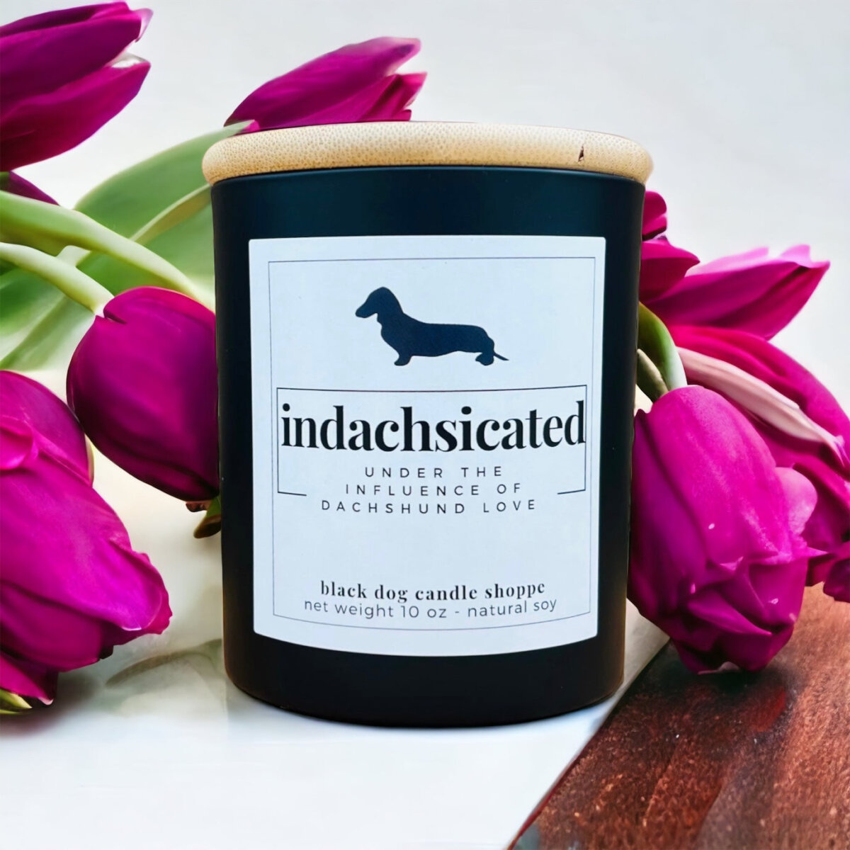 Downloaded from Shopify for use with Vendor ID (1042) and Product ID (7096275632260). Product Image for Dachshund Dog Lover Candle