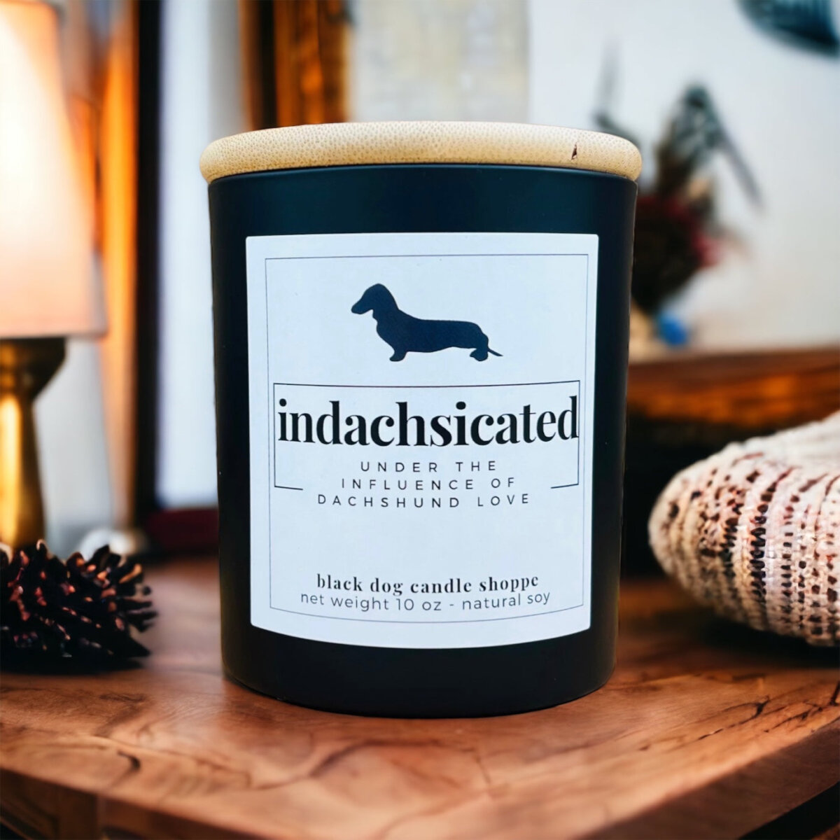Downloaded from Shopify for use with Vendor ID (1042) and Product ID (7096275632260). Product Image for Dachshund Dog Lover Candle