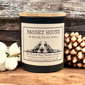 Product Image for Basset Hound Dog Breed Candle