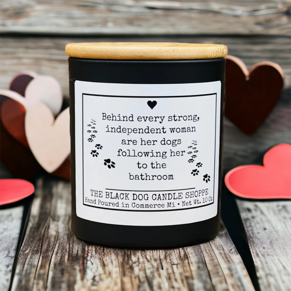 Downloaded from Shopify for use with Vendor ID (1042) and Product ID (7044876402820). Product Image for Behind Every Independent Women Candle