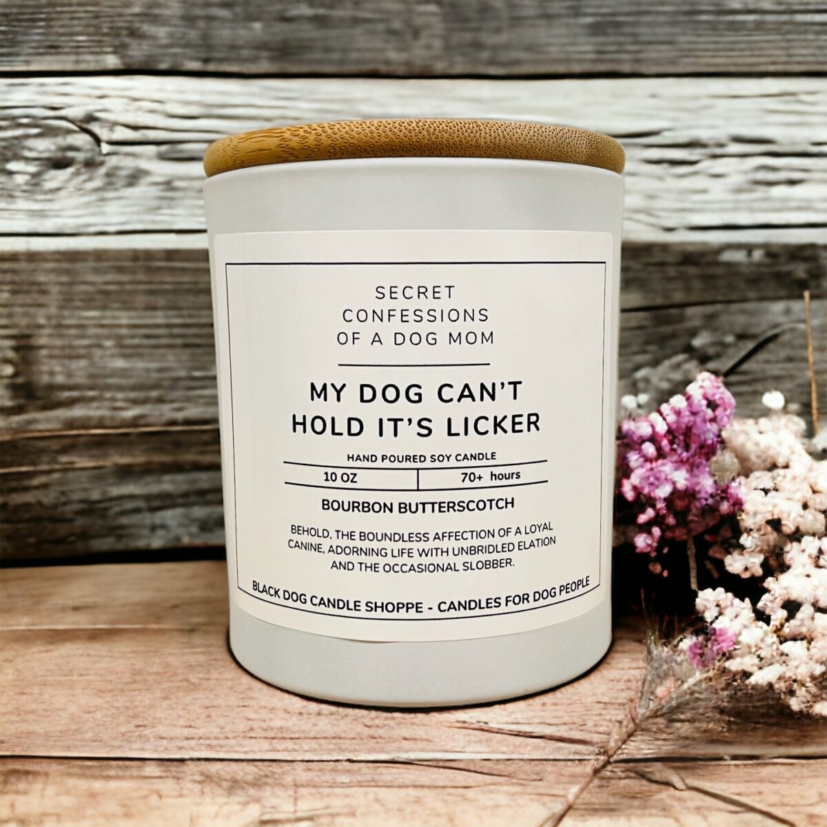 Downloaded from Shopify for use with Vendor ID (1042) and Product ID (7208544796804). Product Image for My Dog Can’t Hold It’s Licker – Secret Confessions of a Dog Mom