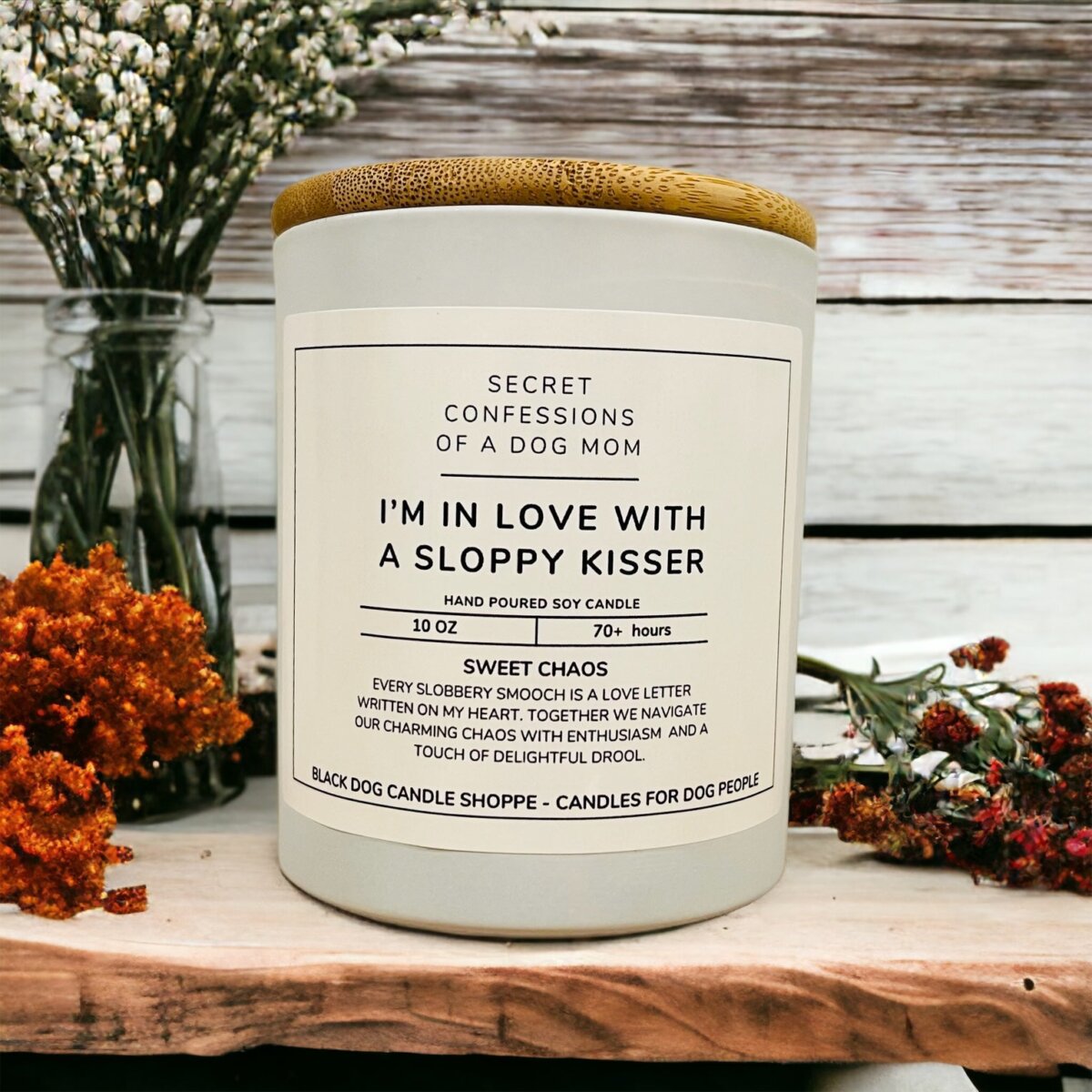 Downloaded from Shopify for use with Vendor ID (1042) and Product ID (7208575107204). Product Image for I’m in Love with a Sloppy Kisser – Secret Confessions of a Dog Mom