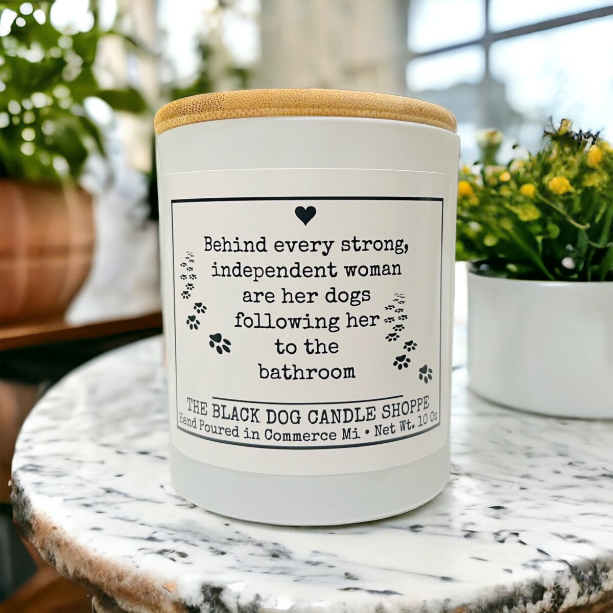 Downloaded from Shopify for use with Vendor ID (1042) and Product ID (7044876402820). Product Image for Behind Every Independent Women Candle