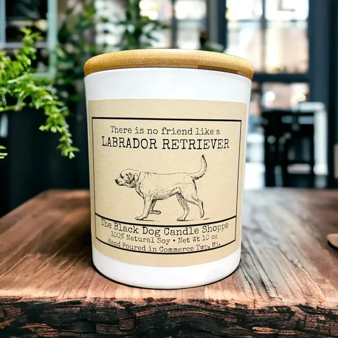 Downloaded from Shopify for use with Vendor ID (1042) and Product ID (7247761539204). Product Image for Labrador Dog Breed Candle