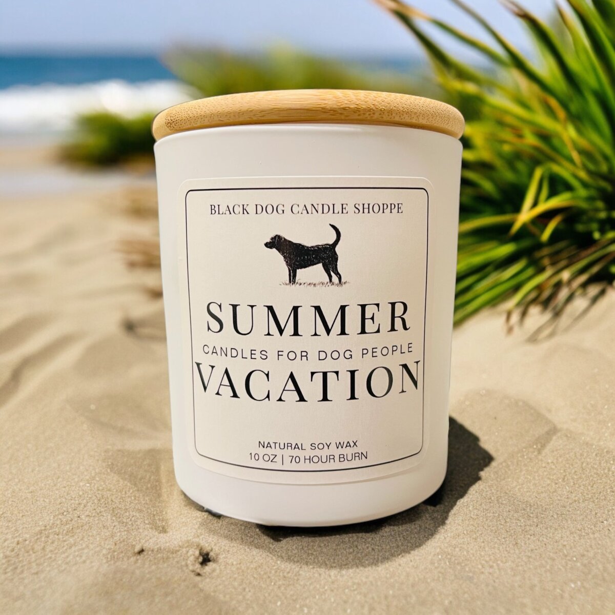 Downloaded from Shopify for use with Vendor ID (1042) and Product ID (7271519453316). Product Image for Candles for Dog People -Summer Vacation