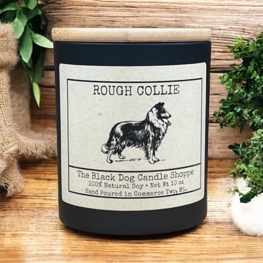 Downloaded from Shopify for use with Vendor ID (1042) and Product ID (8212717895812). Product Image for Collie Dog Breed Candle
