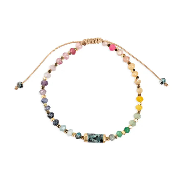 Downloaded from Shopify for use with Vendor ID (979) and Product ID (10560682983718). Product Image for Chakra Glow Bracelet – Clarity/Third Eye/Gold