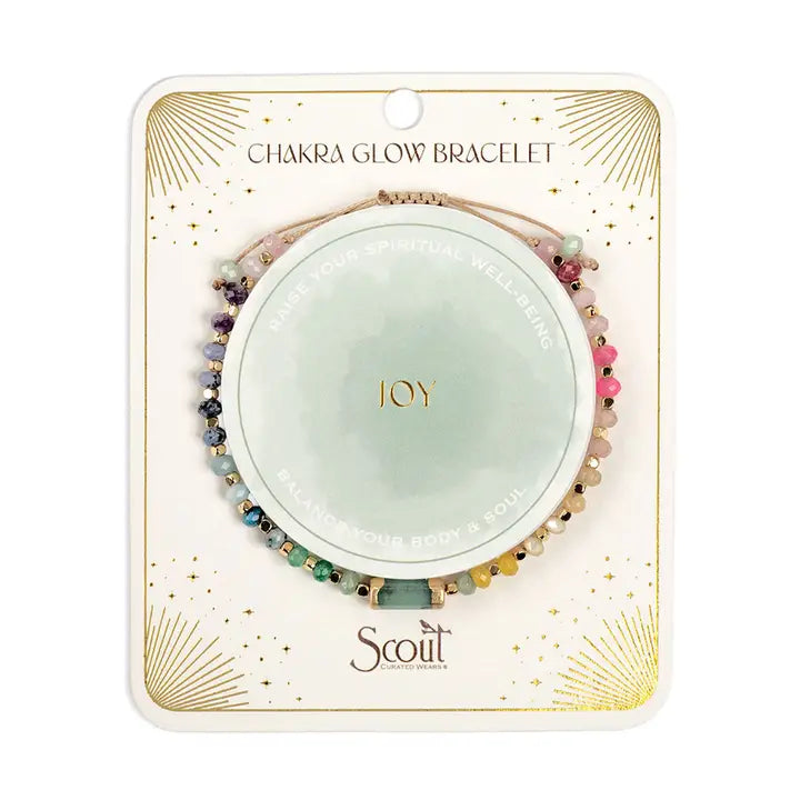 Downloaded from Shopify for use with Vendor ID (979) and Product ID (10560795083046). Product Image for Chakra Glow Bracelet – Joy/Heart/Gold