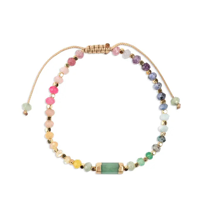 Downloaded from Shopify for use with Vendor ID (979) and Product ID (10560795083046). Product Image for Chakra Glow Bracelet – Joy/Heart/Gold