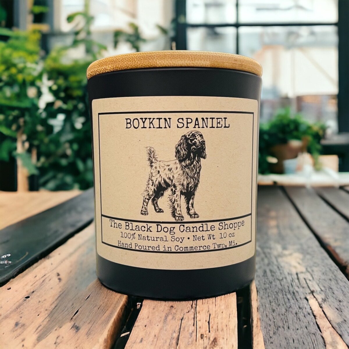 Downloaded from Shopify for use with Vendor ID (1042) and Product ID (10003534905476). Product Image for Boykin Spaniel Dog Breed Candle