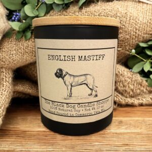 Product Image for English Mastiff Dog Breed Candle