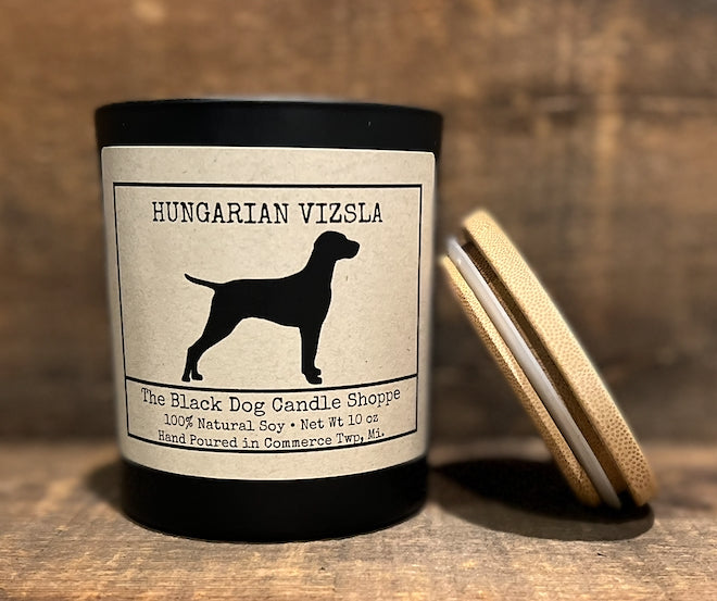 Downloaded from Shopify for use with Vendor ID (1042) and Product ID (10047406014596). Product Image for Hungarian Vizsla Dog Breed Candle