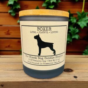 Product Image for Boxer Dog Breed Candle