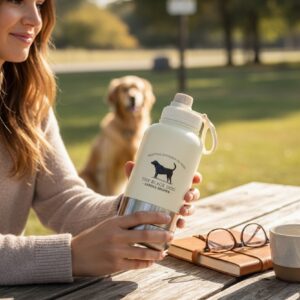 Product Image for 3-in-1 Stainless Steel Pet Water Cup Travel Portable Bowl