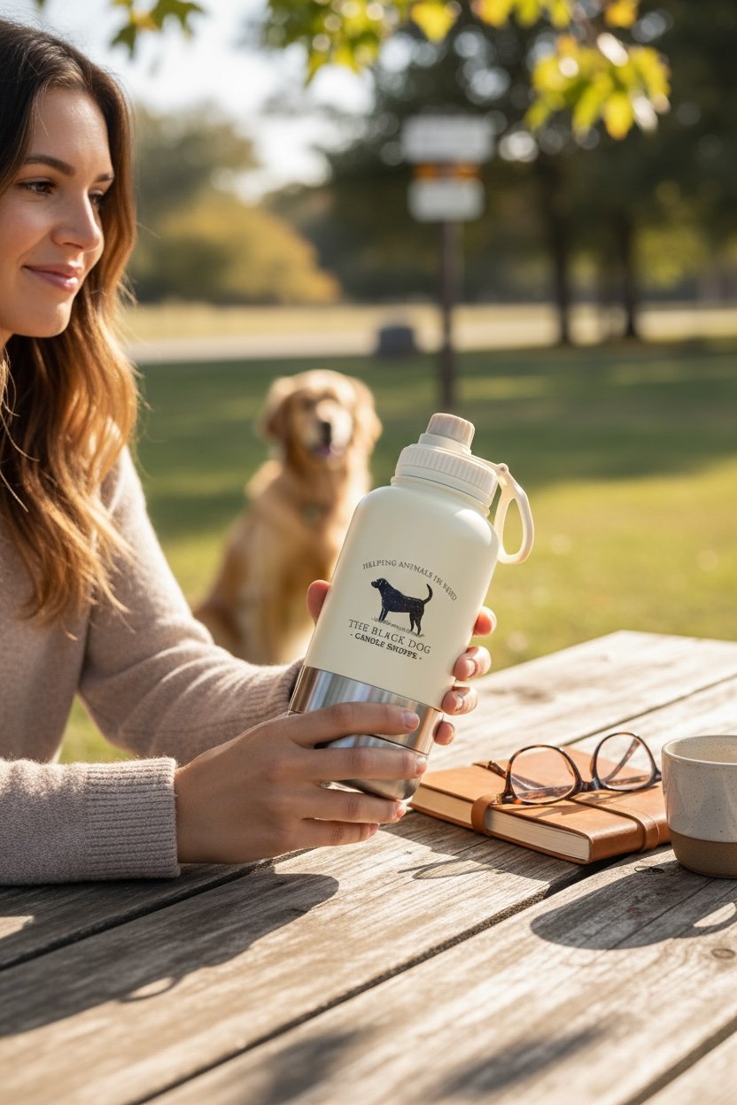 Downloaded from Shopify for use with Vendor ID (1042) and Product ID (10139837857924). Product Image for 3-in-1 Stainless Steel Pet Water Cup Travel Portable Bowl