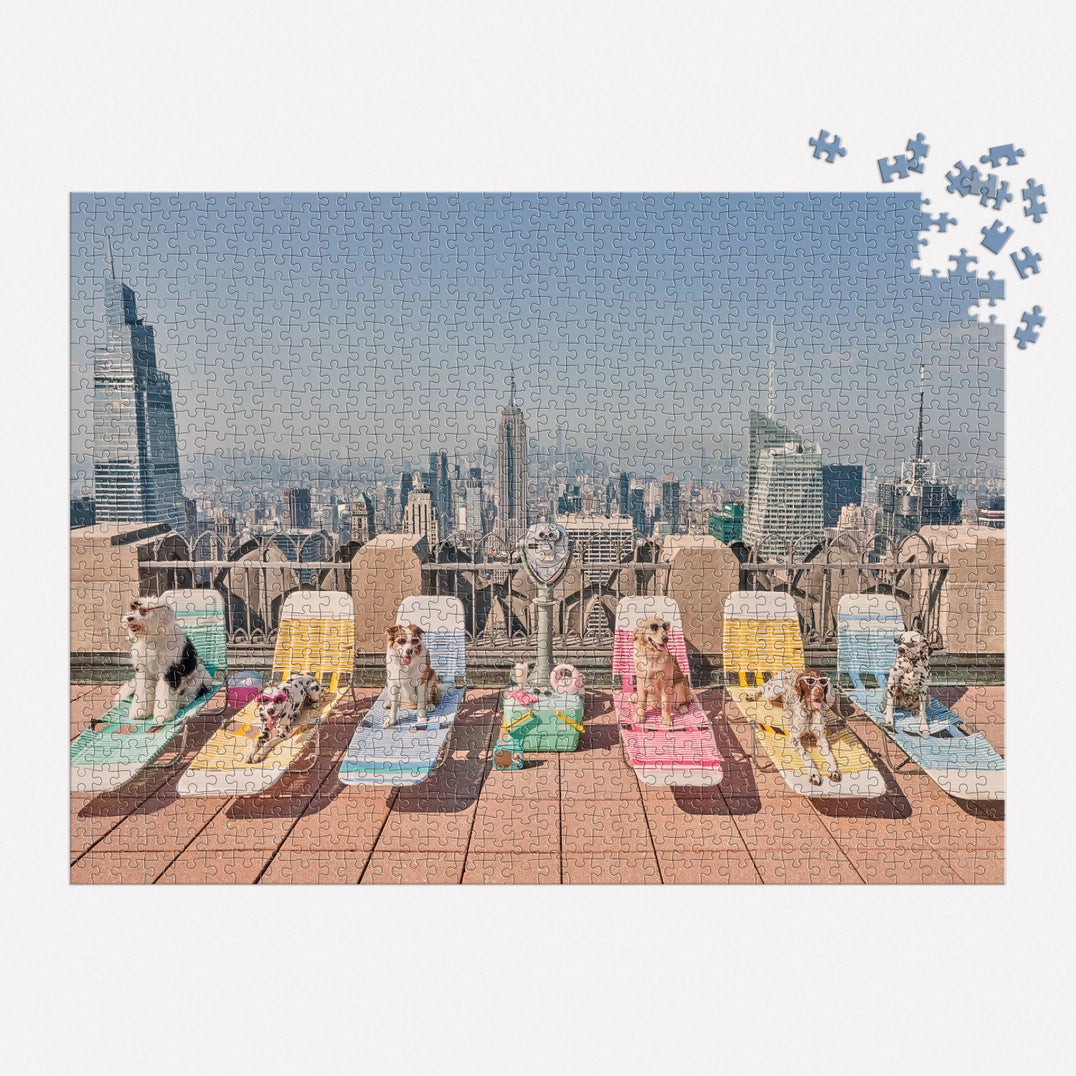 Downloaded from Shopify for use with Vendor ID (1042) and Product ID (10212720246916). Product Image for Gray Malin the Dogs of New York City 1000 Piece Puzzle