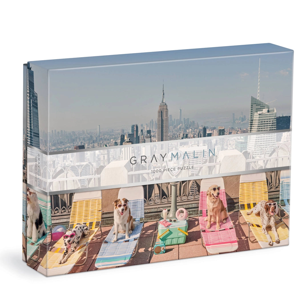 Downloaded from Shopify for use with Vendor ID (1042) and Product ID (10212720246916). Product Image for Gray Malin the Dogs of New York City 1000 Piece Puzzle