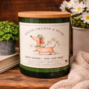 Product Image for Keep Going – You Got This DW W. Orchid Encouragement Candle in Green Vessel