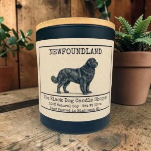 Product Image for Newfoundland Dog Candle – Gift for Dog Lovers | Soy Candle