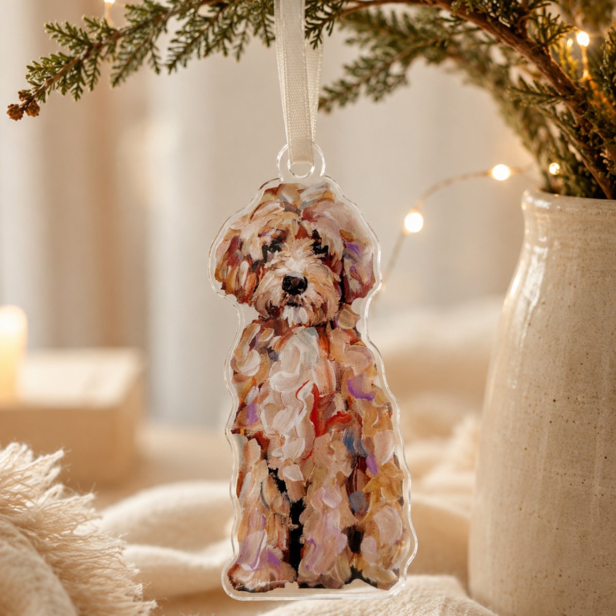 Downloaded from Shopify for use with Vendor ID (1042) and Product ID (10355837927556). Product Image for Goldendoodle Classic Ornament