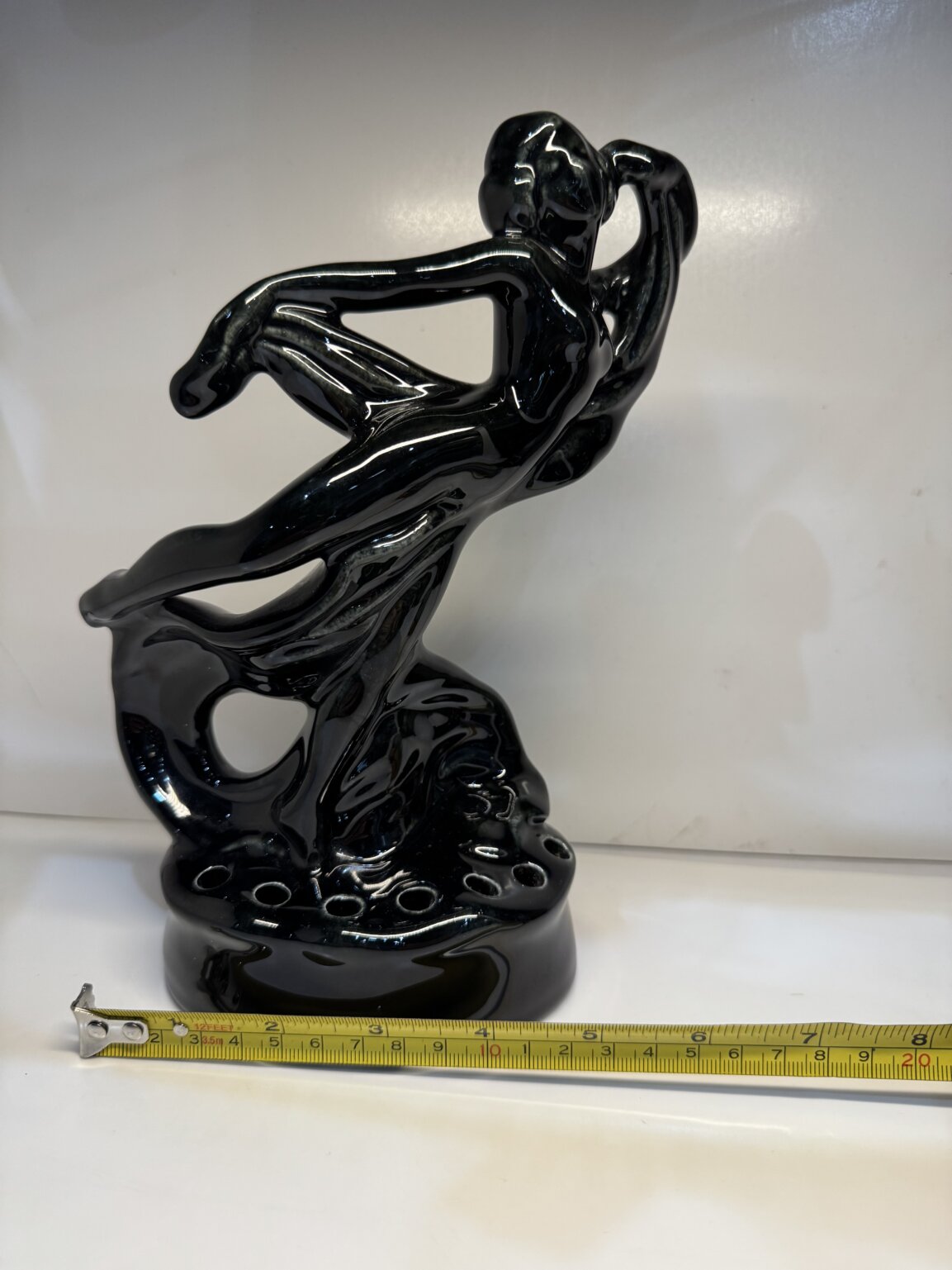 IMG_5921 Product Image for Camark Pottery Art Deco Ceramic Lady Flower Frog