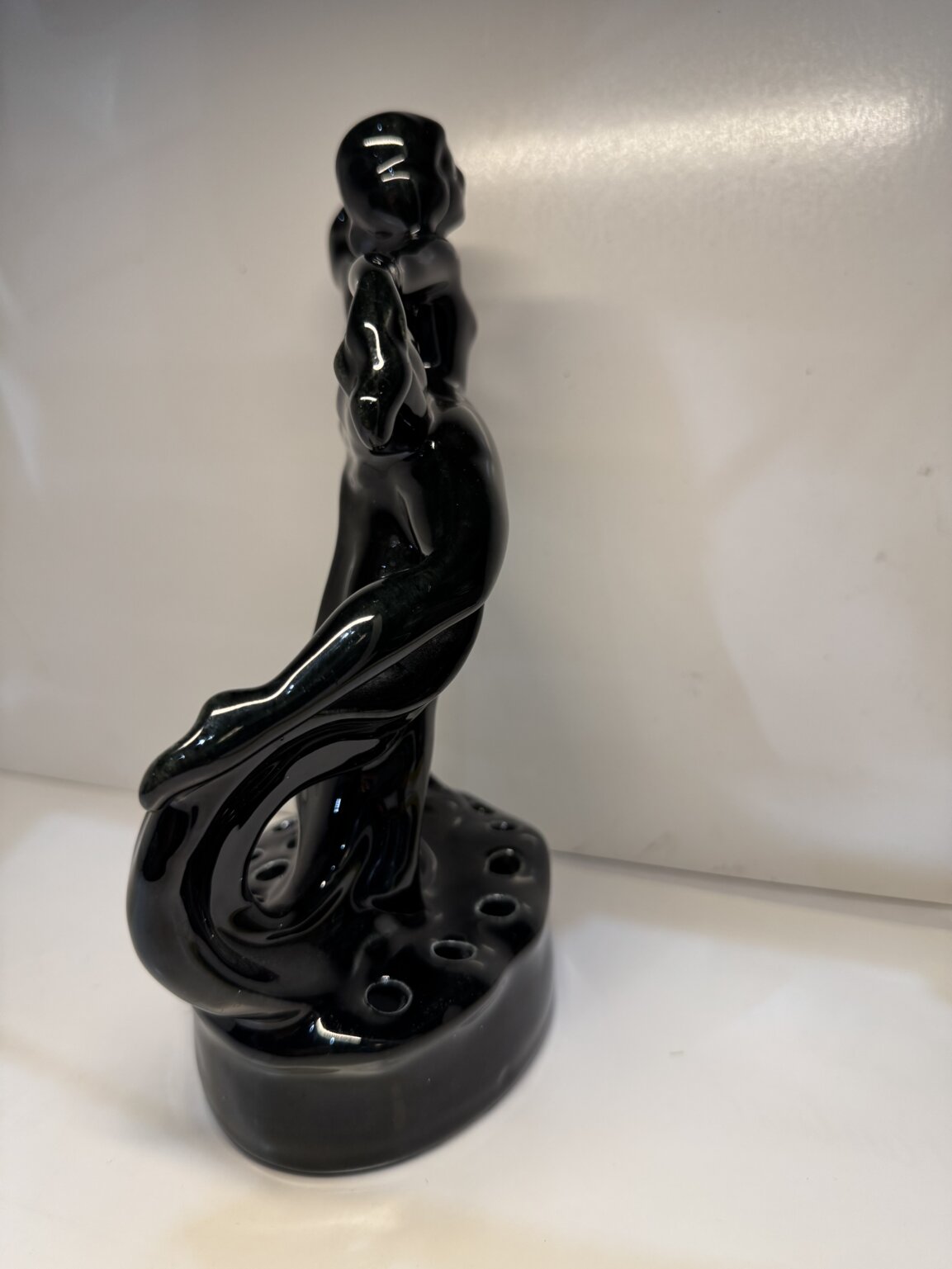 IMG_5924 Product Image for Camark Pottery Art Deco Ceramic Lady Flower Frog