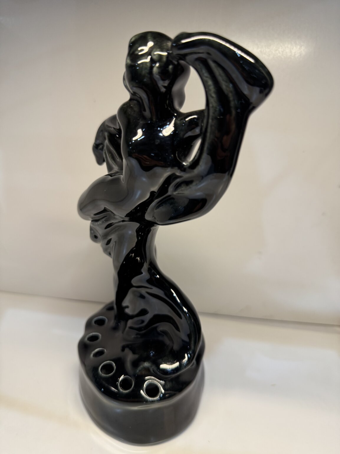 IMG_5926 Product Image for Camark Pottery Art Deco Ceramic Lady Flower Frog