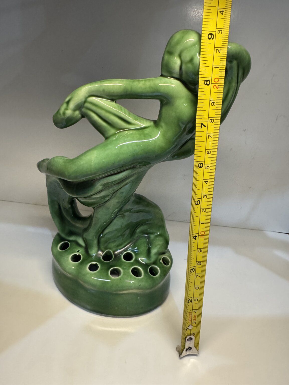 IMG_5934 Product Image for Camark Pottery Art Deco Ceramic Lady Flower Frog