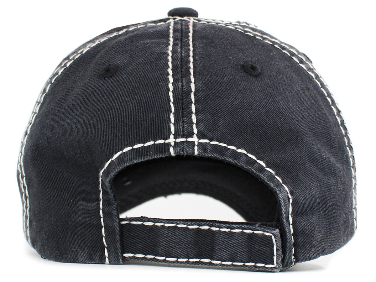 KBV-1551_BLK,03 Product Image for Pickleball Therapy Washed Vintage Ballcap