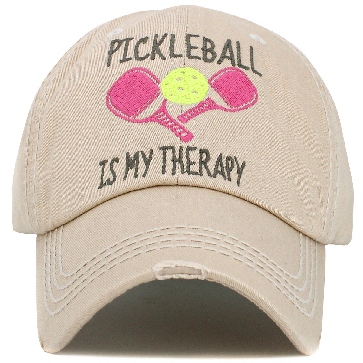 KBV-1551_STN,01 Product Image for Pickleball Therapy Washed Vintage Ballcap