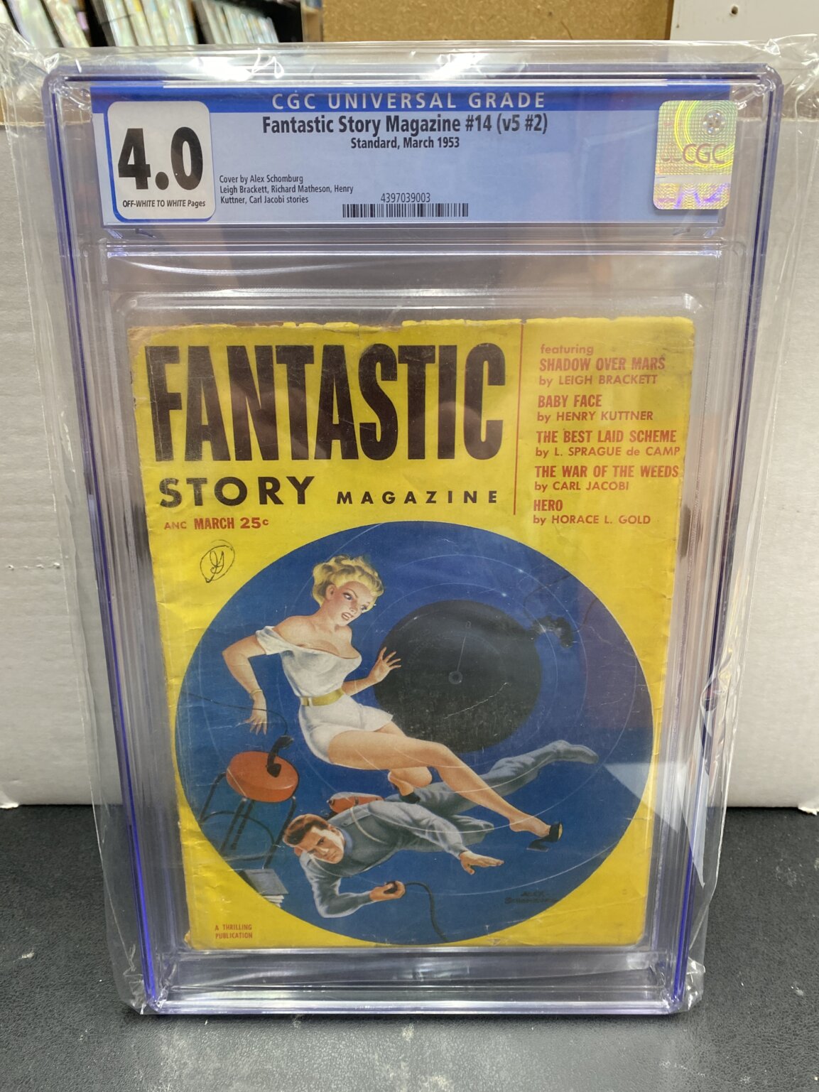 image Product Image for Fantastic Story Magazine # 14 cgc 4.0