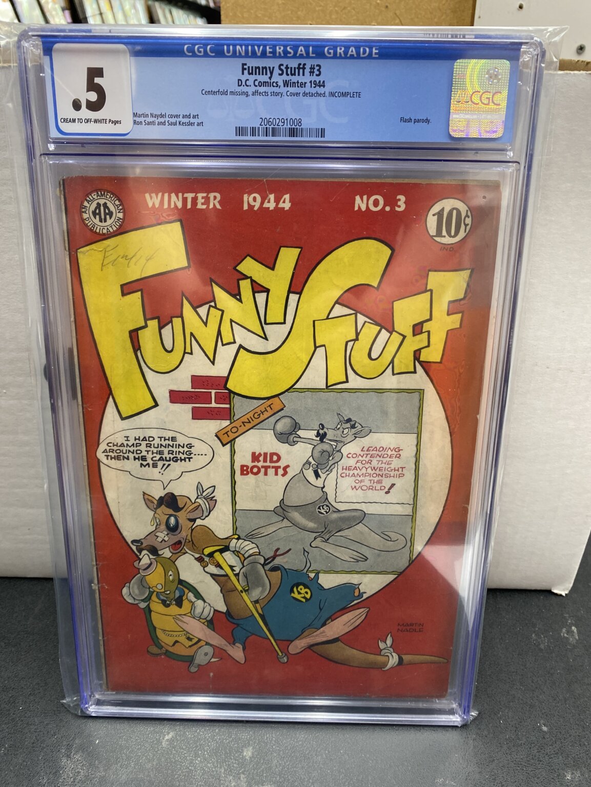 image Product Image for Funny Stuff # 3 cgc .5